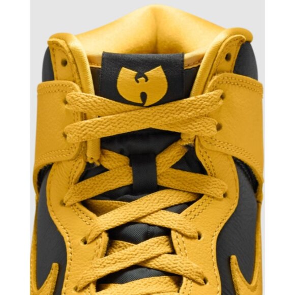 NIKE DUNK HI WU-TANG CLAN HJ4320-001 Yellow Black Men\'s Size 8 NEW main image 5